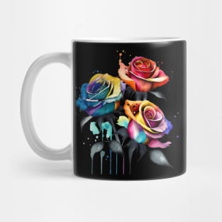 fragrant colourful roses Mug